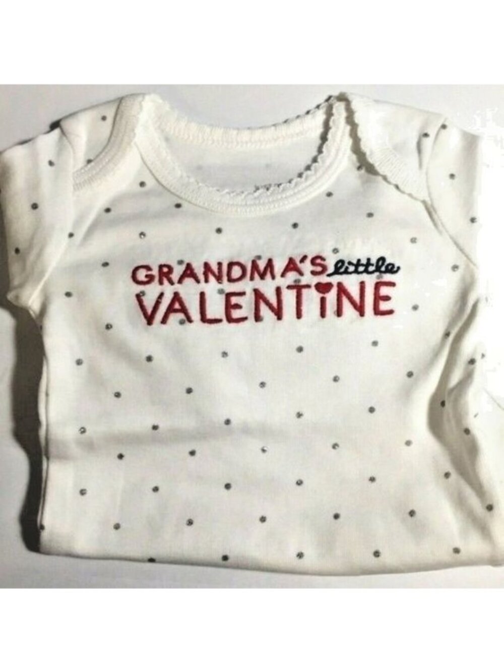 Girls Infant Carters Grandmas Little Valentine Size 3 Mo 1pc Bodysuit Outfit New